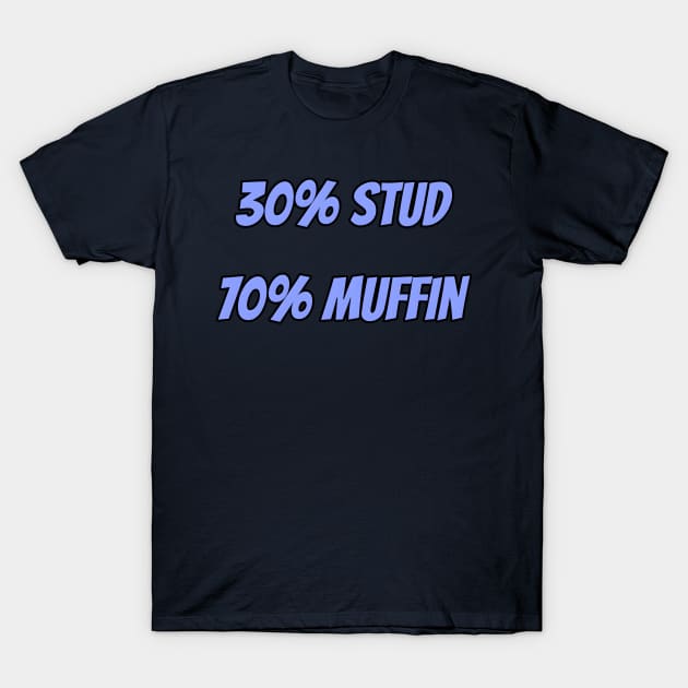 30% Stud 70% Muffin T-Shirt by r.abdulazis